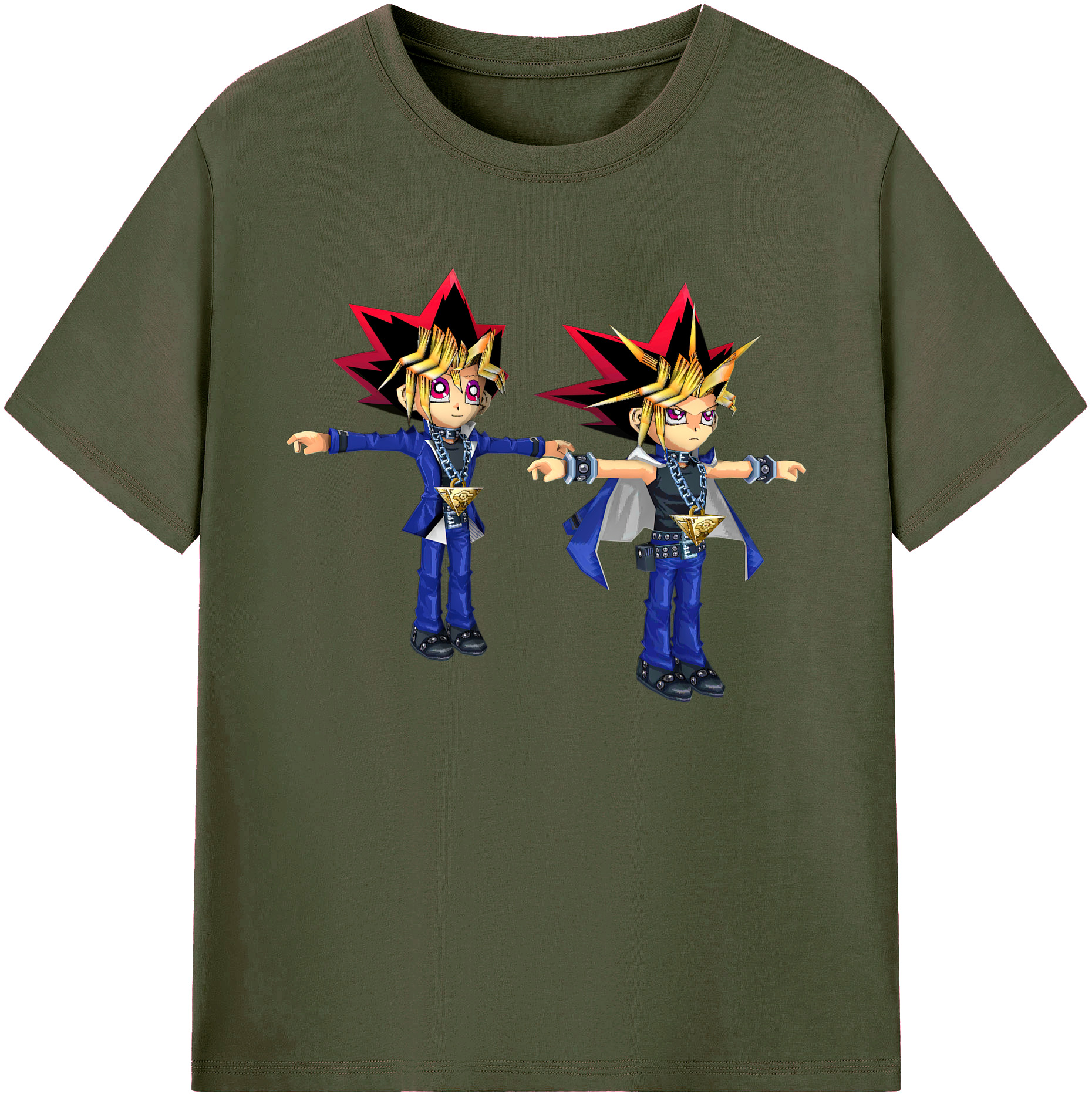 （画像用） 遊☆戯☆王 Yu-Gi-Oh! 綿100％ メンズ半袖Tシャツ｜肌触りやわらか＆通気性